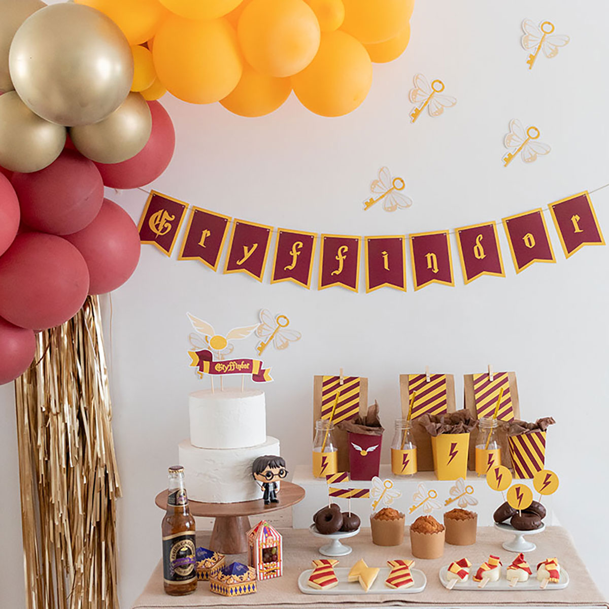 Globos De Cumpleaños Decoración Harry Potter Fiesta Temática